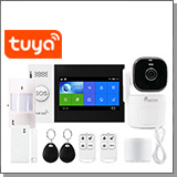 Комплект GSM сигнализация SmartСтраж СЕНСОР-GSM и внутренняя камера наблюдения HDcom 166-ASW5-8GS